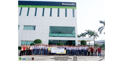 SMKN 1 Cipongkor melaksanakan kunjungan industri ke PT.Kawasaki Motor Indonesia